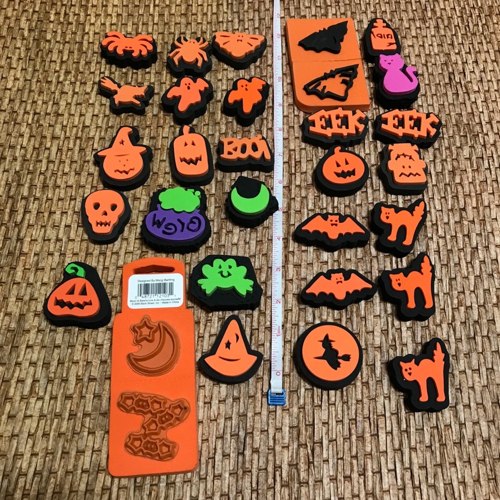 Rubber Stamps Halloween Christmas Lot of 51